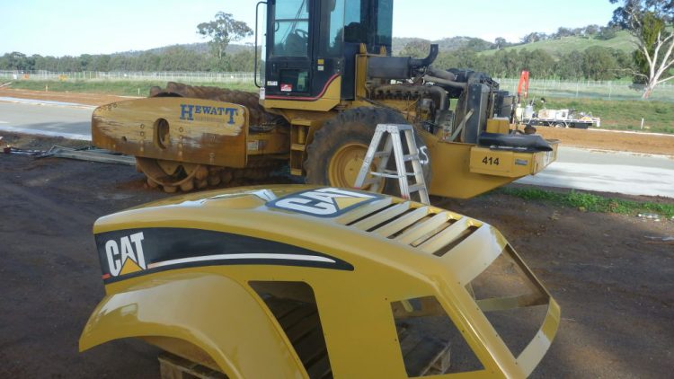 Compactor cover repairs